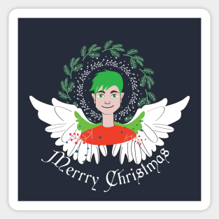 Christmas Angel Sticker